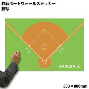 受注生産 特大作戦ボードウォールステッカー・野球　