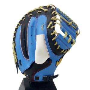 【限定商品】 hatakeyama(ハタケヤマ)　ソフトボール用キャッチャーミット　捕手用　M3型　右投げ用　（D）水色×ブラック　PRO-M3　