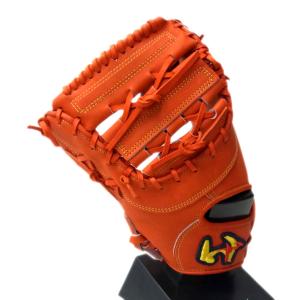 Wilson 一般硬式ファーストミット　オレンジ Wilson ウィルソン 一般硬式 ファーストミット 左投げ オレンジ 一塁手