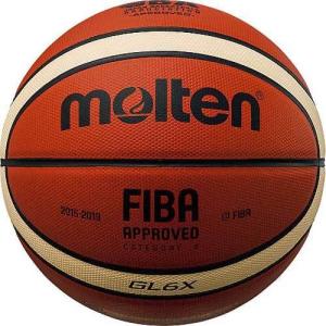 molten モルテン バスケットボール 検定球6号 BGL6X｜pronet-sports