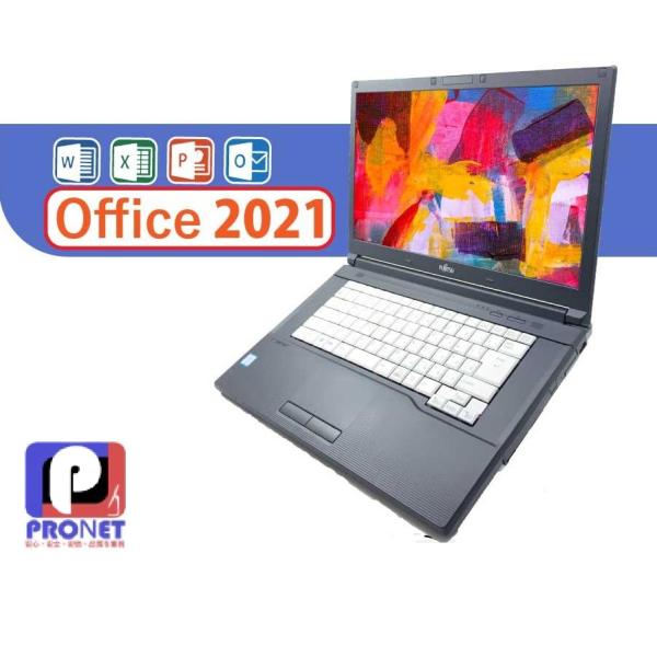 Win11 ノートパソコン Word/Excel/PowerPoint 2021富士通 LIFEBO...