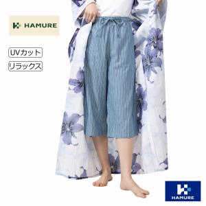 ハミューレ レディース ダブルガーゼステテコパンツ HMO-2305 綿 春 夏 リラックス 作業 部屋着 HAMURE｜prono-outletstore