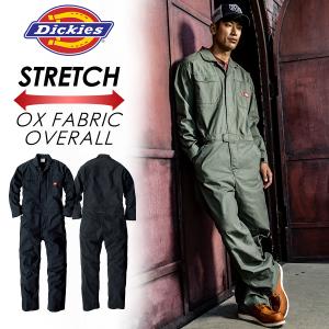 Dickies ディッキーズ ストレッチオックスツナギ D-736 オーバーオール おしゃれ メカニック 整備 車 農家さん 農作業 アウトドア DIY｜prono-webstore