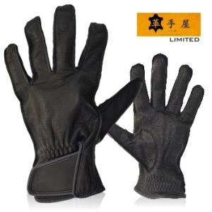 3双組 豚革当付マジック 1377 革手袋 豚革 手首マジック手袋 作業用