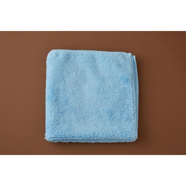 コーティング剤拭き上げクロス　ブルーVER.（片面ロング、片面ショートタイプ）輸入後未チェック品　4...