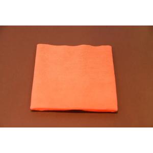 コンパウンド拭き取りクロス　特殊パール編み　40X40cm　オレンジ　輸入後未チェック品　【個装なし】