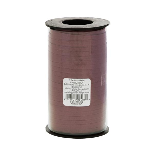 スプレンドレットリボン 太巻 5mm幅×457m巻 262 バーガンディー