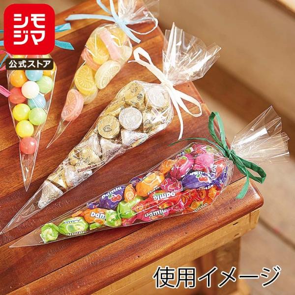 OPP袋 透明袋 テープなし 50枚入 ピュアパック 厚0.03×上部幅150×高300mm シモジ...