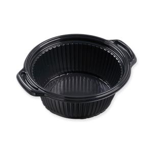 ★爆買★丼 お重 容器 50枚 鍋型容器 DLVデリ 本体 18-16(60)MSD 黒 エフピコ｜シモジマ Yahoo!店