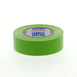 セキスイ ビニール テープ 1巻 エスロン 19×10 No.360 緑 粘着テープ