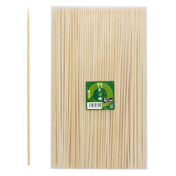 神堂 竹丸串 竹ドッグ棒 40cm 1袋 (250本入)