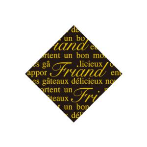 cotta ケーキピック フリアン-2 57027 黒金 100枚