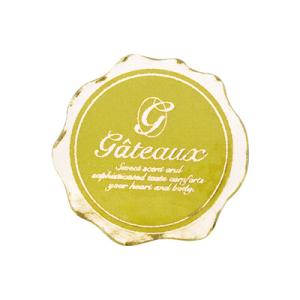 cotta ケーキピック 65854 ガトー花型 金 100枚