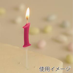 カメヤマ ナンバー キャンドル ミニ 1 1本...の詳細画像1