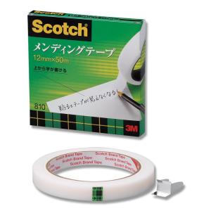 スコッチ メンディング テープ 1巻 12×50 大巻 810-3-12 粘着テープ スリーエムジャパン