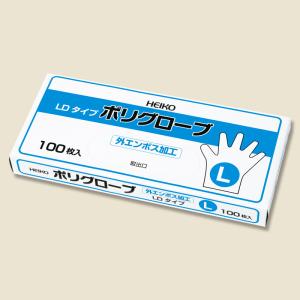使い捨て手袋 ポリエチレン手袋 100枚 ポリ...の詳細画像2