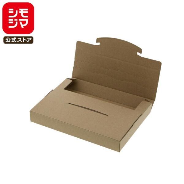 メール便対応 段ボール ダンボール 箱 10枚 ラクポスBOX 215-30 クラフト シモジマ H...
