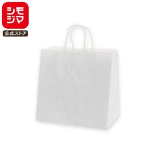 シモジマ HEIKO 紙袋 手提げ紙袋 25チャームバッグ 3才 晒白無地 幅320