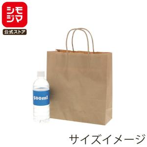 SWAN 紙袋 手提げ紙袋 25チャームバッグ 26-10 未晒無地CH 幅260×マチ100×高280mm 50枚入