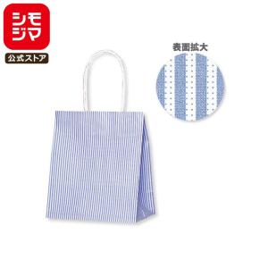 シモジマ HEIKO 紙袋 手提げ紙袋 H25チャームバッグ 18-2 白筋無地 P