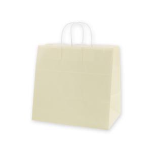 紙袋 手提げ袋 50枚入 丸手紐 パールクリーム サイズ 幅340×マチ220×高320mm（34-1）シモジマ HEIKO｜propack-kappa1