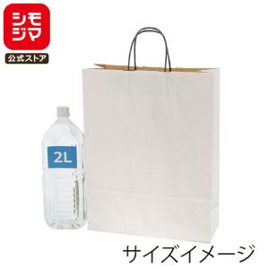 シモジマ ☆爆買☆HEIKO 紙袋 手提げ紙袋 25チャームバッグ 3才 晒白