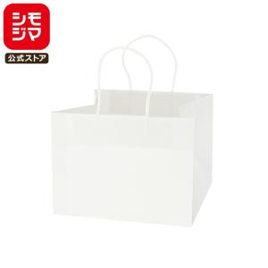 手提げ紙袋 25CB 34-1未晒無地 100g (巾340 マチ220 高さ320 取っ手丸