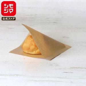 HEIKO 食品袋 エコ バーガー袋 100枚 NO.12 未晒無地 水性コーティング ノンフッ素 PFAS FREE フッ素フリー 耐油袋 シモジマコード004180601