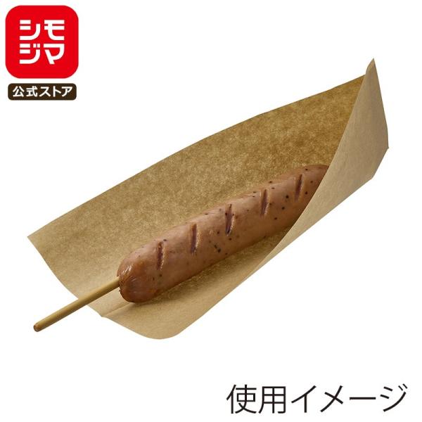 HEIKO エコ ホットドッグスリーブ S 未晒無地 100枚 シモジマコード004180671 幅...