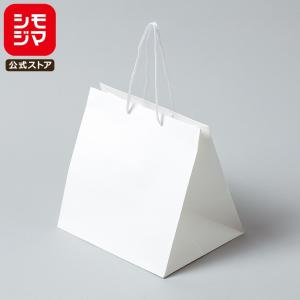 ★11/12まで期間限定値下げ★激レア  紙袋 ショップバック シモジマ HEIKO 紙袋 手提げ紙袋 アレンジバッグ L 白無地 幅440×マチ
