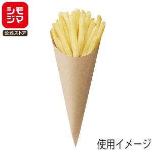 スナック 三角 袋 100枚 10-22 未晒無地 シモジマ HEIKO