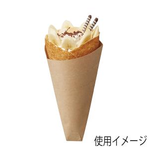 HEIKO クレープ三角袋 未晒無地 ミシン目入り