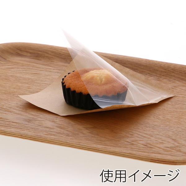 HEIKO 片面透明 バーガー袋 12-12 未晒無地 100枚