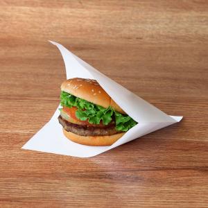 バーガー 袋 16 白 無地 100枚 ポリ入...の詳細画像2