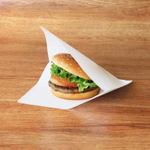 バーガー 袋 18 白 無地 100枚 ポリ入...の詳細画像2