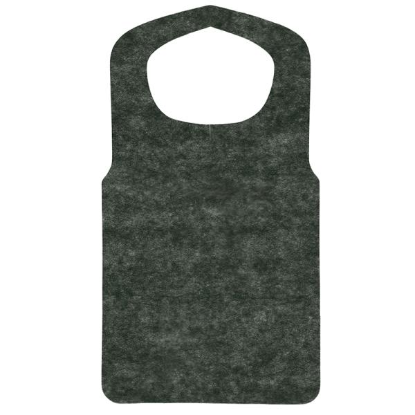 シモジマ HEIKO 使い捨て 不織布エプロン 黒 50枚