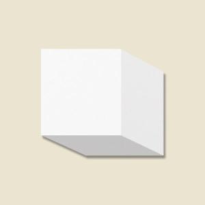 白無地汎用紙箱 H-76 （サイコロ形） (内寸横60 内寸縦60 高さ60 