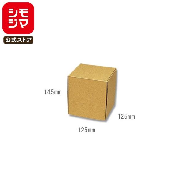 ギフト ボックス 10枚 ナチュラルボックス Z-28 CD 10枚収納 無地 組み立て式 シモジマ...