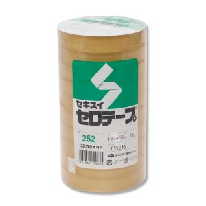 ★爆買★セロ テープ 10巻 18×50 No.252 粘着テープ 積水化学工業｜シモジマ Yahoo!店