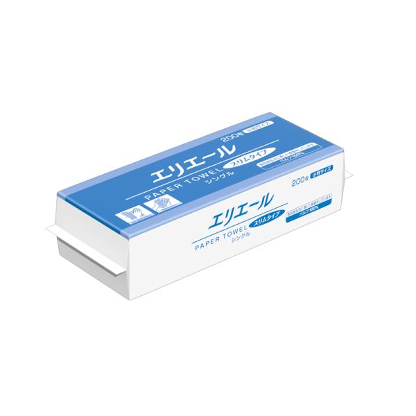 ★ポイント5倍★エリエール ペーパータオル スリムタイプ 小判 200枚 大王製紙