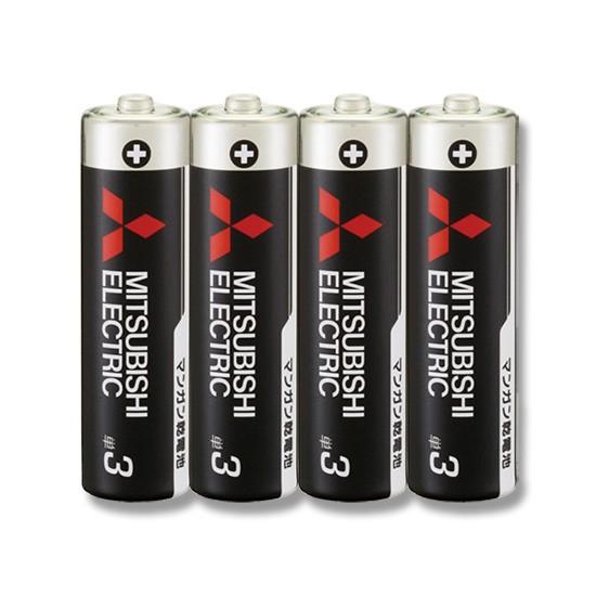 マンガン 電池 1パック (4本) MITSUBISHI R6PUD/4S 単3 490290174...