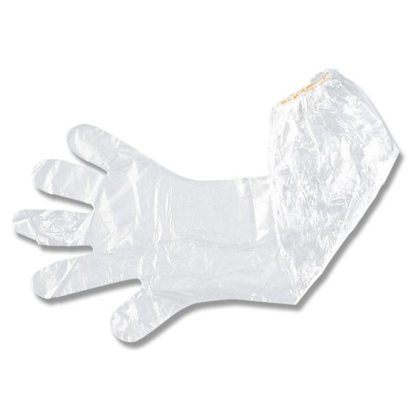 使い捨て手袋 ポリエチレン手袋 ロング 50枚 ポリエチロング手袋 中部物産貿易
