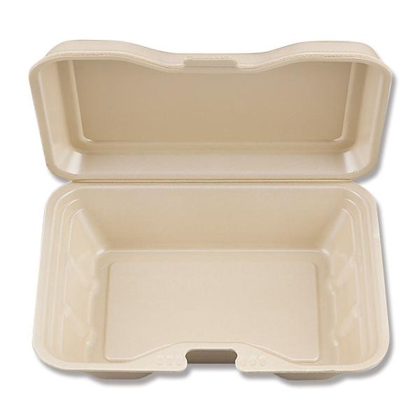 食品 容器 50枚 フードパック 折蓋付き VK-611 キャメル シーピー化成