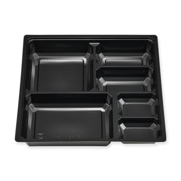 仕出し 弁当 容器 中仕切 50枚 紙ボックス MSD 80-80 B-1 黒 エフピコチューパ