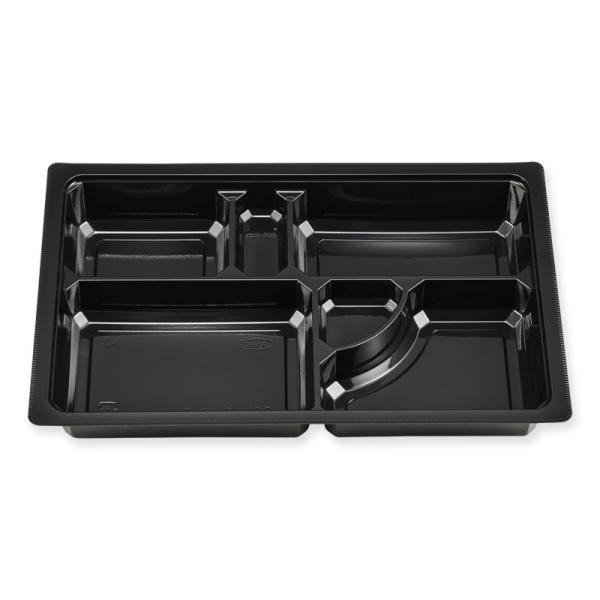 仕出し 弁当 容器 中仕切 50枚 紙ボックス MSD 90-60 C-5 黒 エフピコチューパ