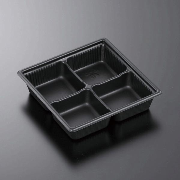 惣菜 容器 50枚 SDキャセロ 本体 15-15 4S BK 黒 中央化学