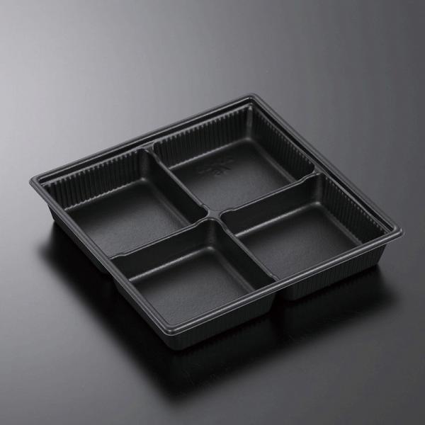 惣菜 容器 50枚 SDキャセロ 本体 20-20 4S BK 黒 中央化学