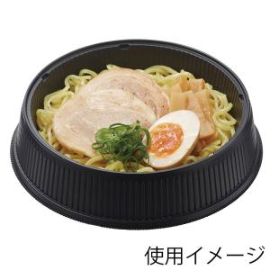 麺 丼 容器 中皿 50枚 麺丼 黒 リスパック｜シモジマ Yahoo!店