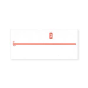 のし 紙 100枚 赤棒 No.03 日の出紙工の商品画像