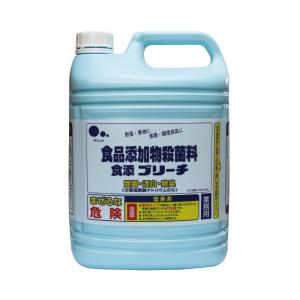 除菌剤 漂白剤 食添ブリーチ 5kg 1本 食品添加物 ミツエイ｜propack-kappa1